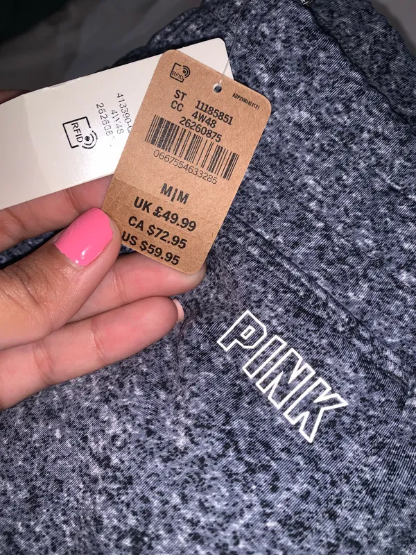 PINK Victoria’s Secret Grey Ultimate Joggers - Image 4