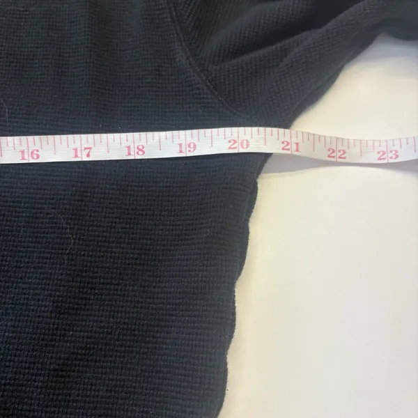 Polo Ralph Lauren Waffle Knit Thermal Crewneck Long‎ Sleeve Sweater Womens Large - Image 5