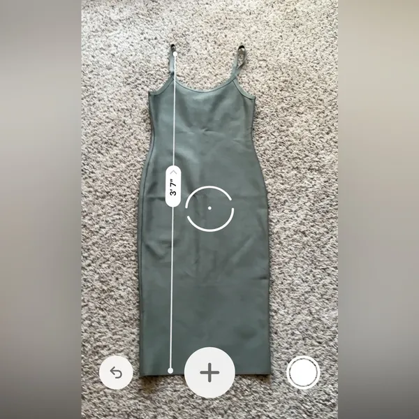 Hot Miami Styles, size‎ L, olive green bodycon dress. - Image 8