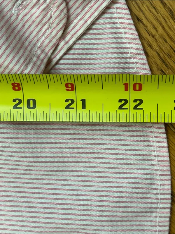 Y2K Hollister Striped Button Down Collared Shirt Preppy Size M - Image 7