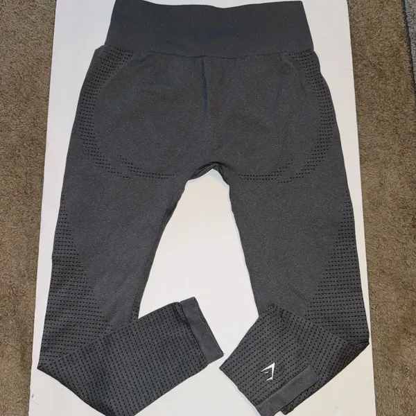 New Gymshark Women’s Vital Leggings Large Gray Seamless High Waisted Contour - Image 6