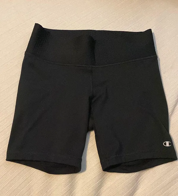 Black Biker Shorts - Image 2