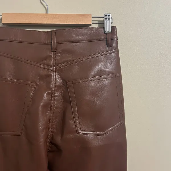 Wilfred Melina Faux Leather Pants Sz 8 - Image 6