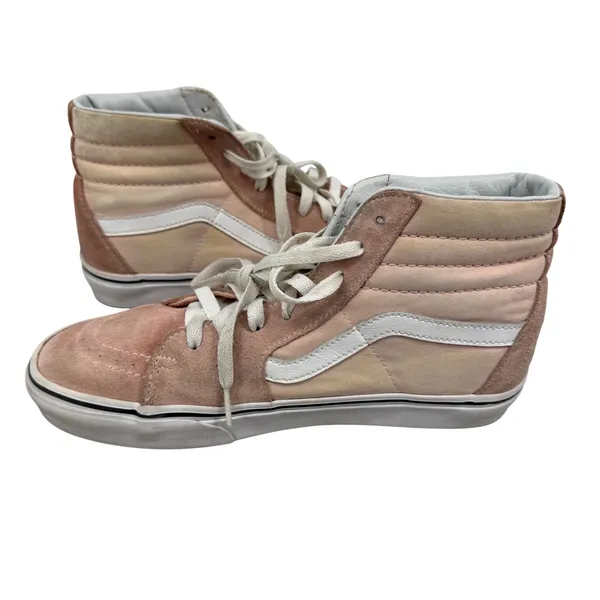 Vans‎ x Disney Sk8-Hi Mickey Minnie Mouse Pink Suede Floral Sneakers Womens 9 - Image 3