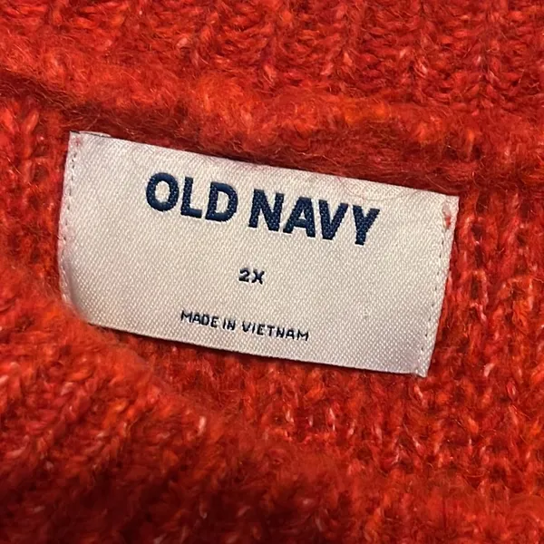 Old Navy Red 2X  sweater - Image 3