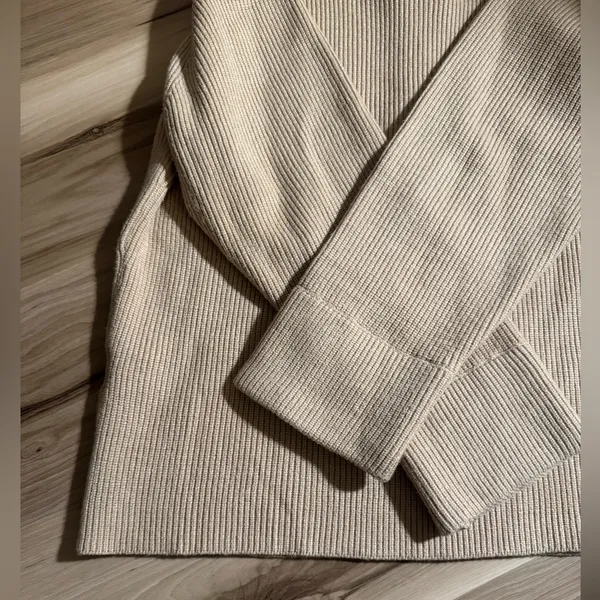 Women’s Beige Sweater Tan Size L - Image 5