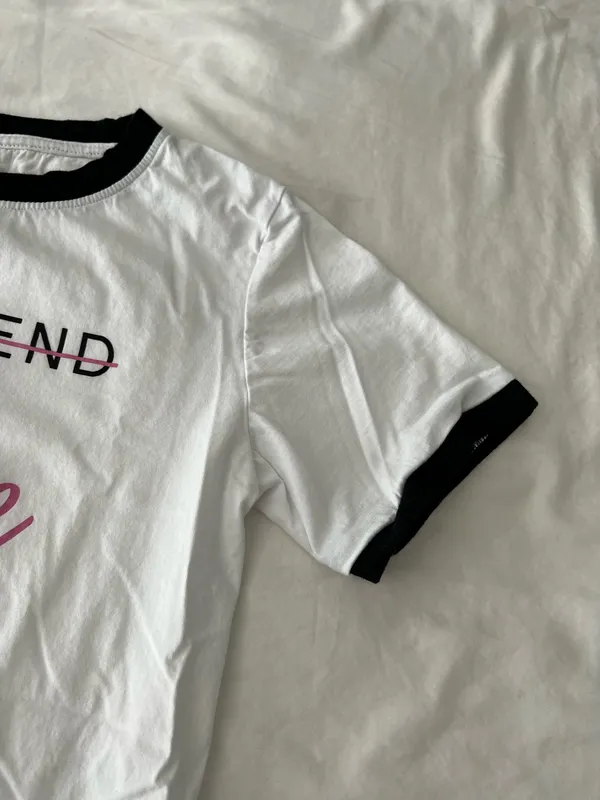 White Girlfriend To Fiancé T-Shirt - Image 3
