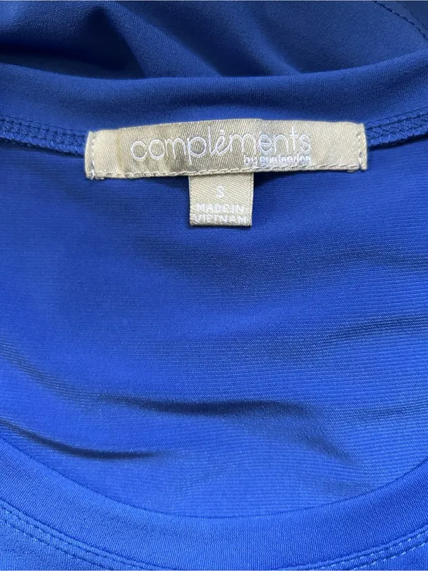 Complements Women’s Sleeveless Blue Tank Top SM NWT - Image 7