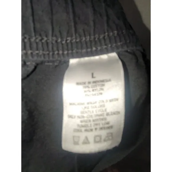 Aeropostale Black Women's Cargo Pants with Drawstring Waist, Size L - Image 13