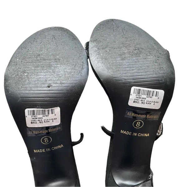 NWT Windsor A Thing Of Beauty Spiral Crystal Heels in Black - Image 8