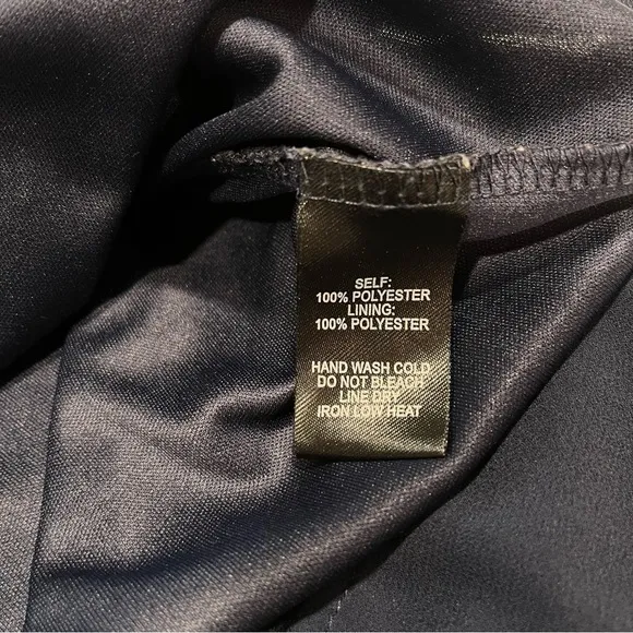 Lulus Shifting Dears Navy Blue Long‎ Sleeve Dress MEDIUM - Image 11
