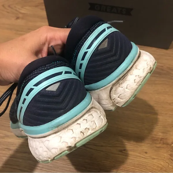 BROOKS ghost navy blue athletic training running shoes sneakers sz 10 women’s - Image 5