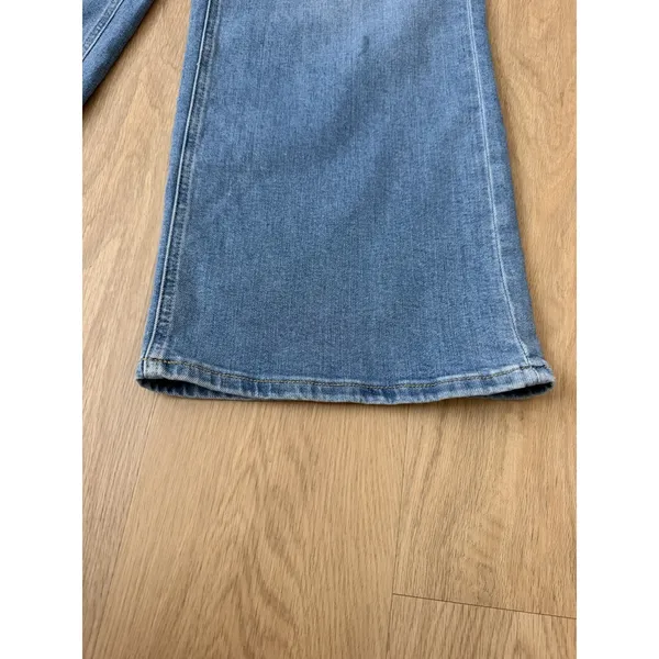 Fabletics High Rise Wide-Leg Jeans Med Wash Womens 29 Short baggie NWT - Image 5