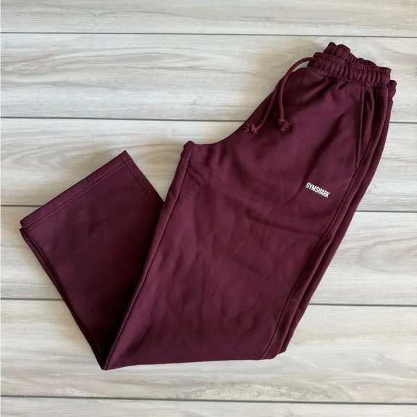 Gymshark Cosy Luxe Straight Leg Jogger Maroon XS NWT IN PACKAGE - Image 3