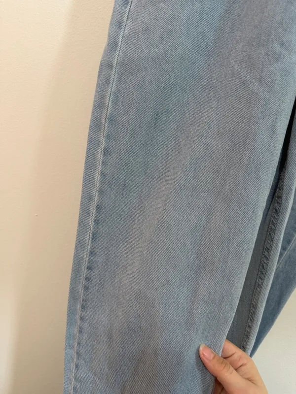 Free People Denim Jumpsuit Size Small Merci - Image 5