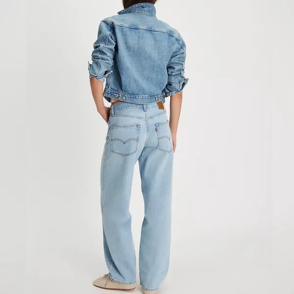Levi's Women's Baggy Dad Pick Sides 26 Tall - Image 8