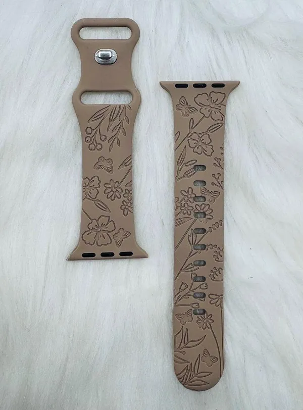 New Tan Khaki Watch Band For Apple Watch Series 38mm / 40mm / 41mm - Image 3