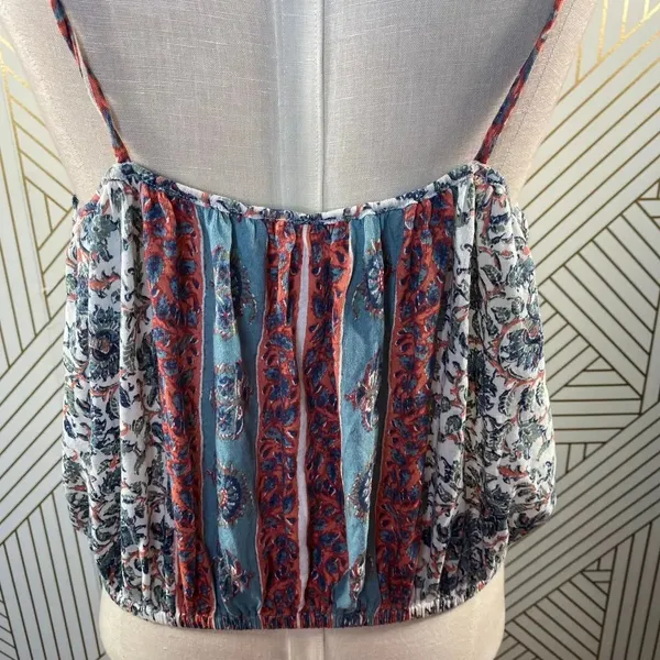 Free People‎ Floral Paisley Knot Halter Top - Image 8