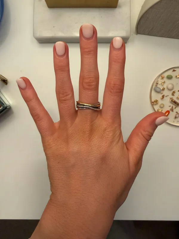 David Yurman Crossover Band Ring - Image 2