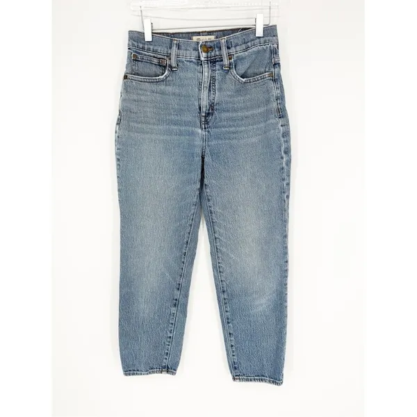Madewell Classic Straight Leg Jeans‎ Women's 26 Blue Premium Denim - Image 2