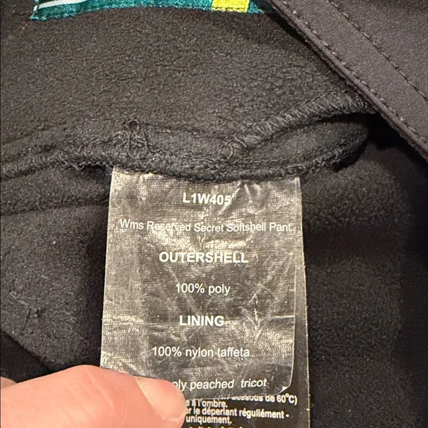 686 reserved secret softshell Black Straight Leg ski Pants‎ medium - Image 8