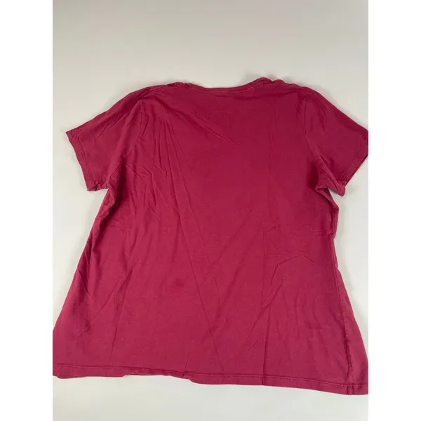 Fanatics Washington Redskins V‑Neck Graphic Tee Maroon Womens Size XXL Vintage - Image 8