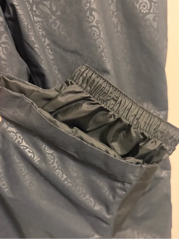 Marmot Women’s M Black Floral Insulated Snow Ski Pants Zip Pockets - Image 6