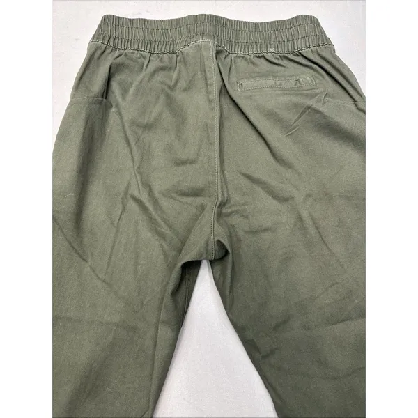 RD Style Women's Small Green Jogger Pants Zipper Waist Activewear EUC - Image 13