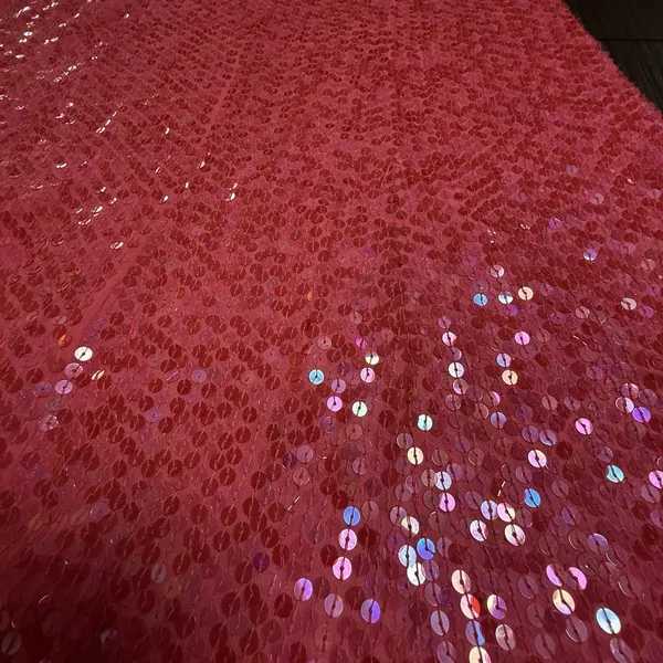 Jovani VTG Y2K Sequin Gown‎ Silk Mermaid Maxi Pink Prom Dress Evening Formal 0 - Image 9