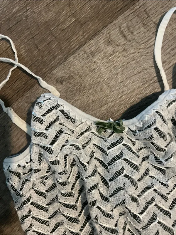 Edikted green and lace trim mini dress - Image 10
