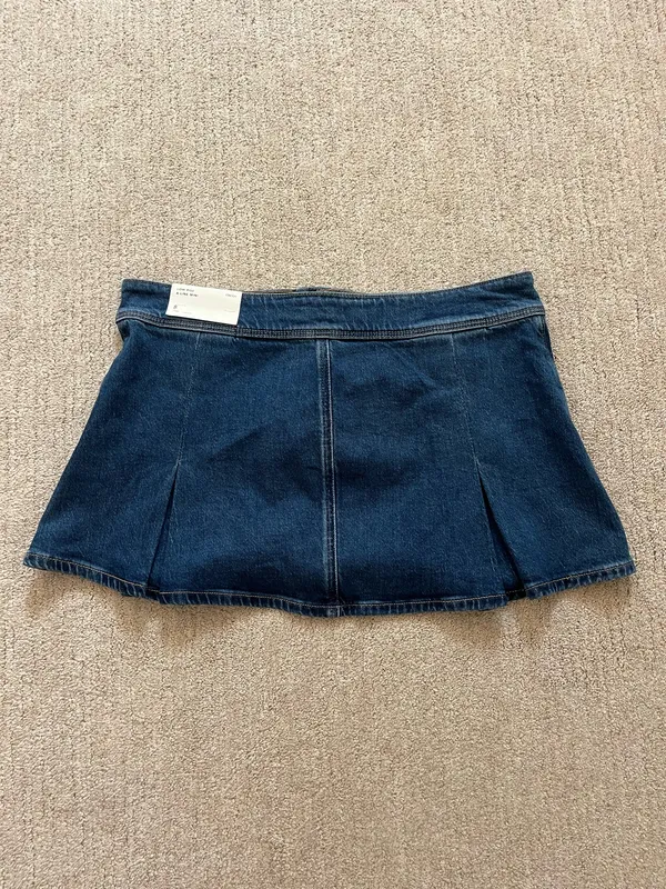 American Eagle Jean Mini Skirt Low Rise Stretch - Image 2