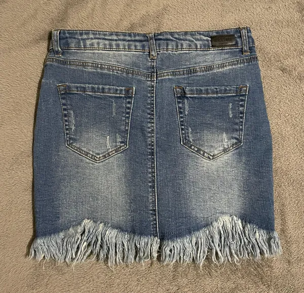 Pink Lily Denim Skirt - Image 3