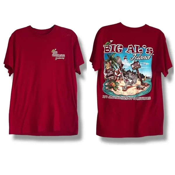 Big Al’s Alabama Crimson Tide Football Island Ultimate Getaway T-shirt medium - Image 2