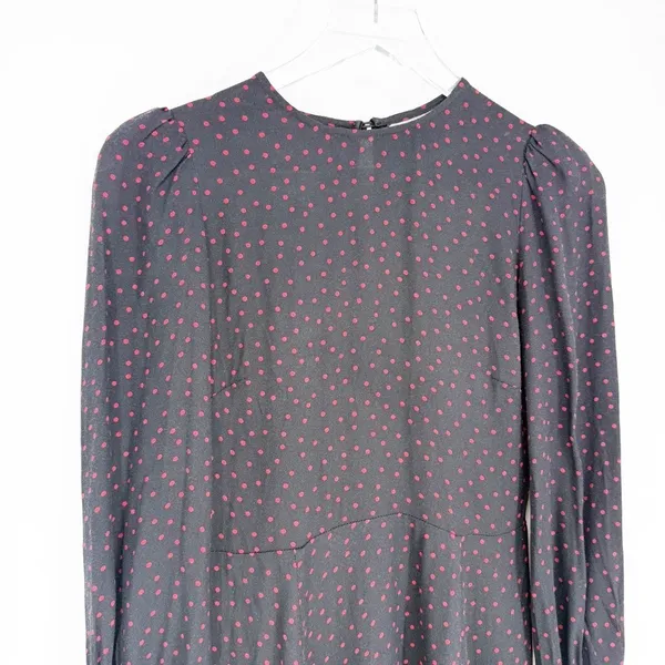 Reformation Josephine Polka‎ Dot Midi Dress Women's Size 0 Romantic - Image 4