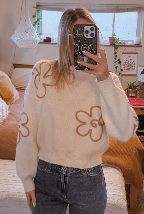 Debut Floral Sweater - Image 3