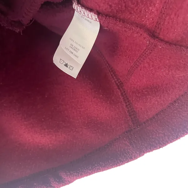 Cabela's Women's Size Large Red Fleece Full Zip‎ Sweater - Image 7