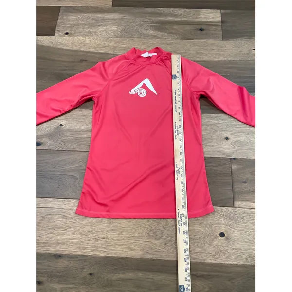 Kanu Surf Rash Guard Long Sleeve Swim Top Size M Pink UPF 50+ - Image 2