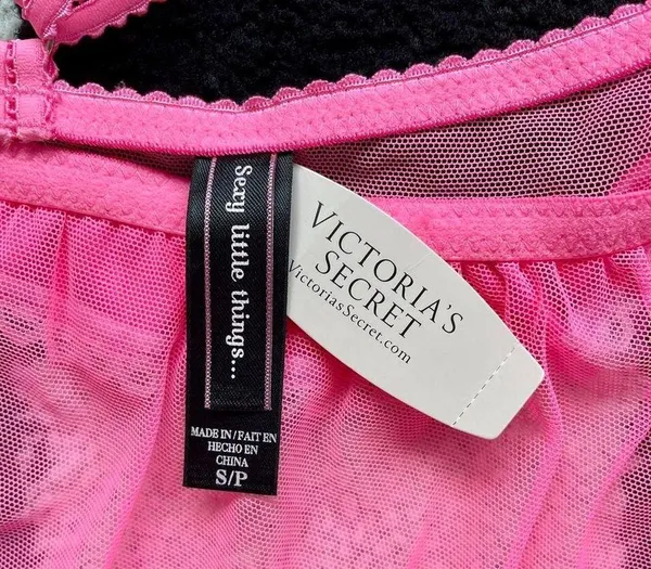 NWT Victoria’s Secret Hot Pink Babydoll S - Image 7