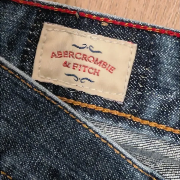 Vintage Y2K Abercrombie Womens 4 Short Jeans Denim Flare Leg Flared - Image 4