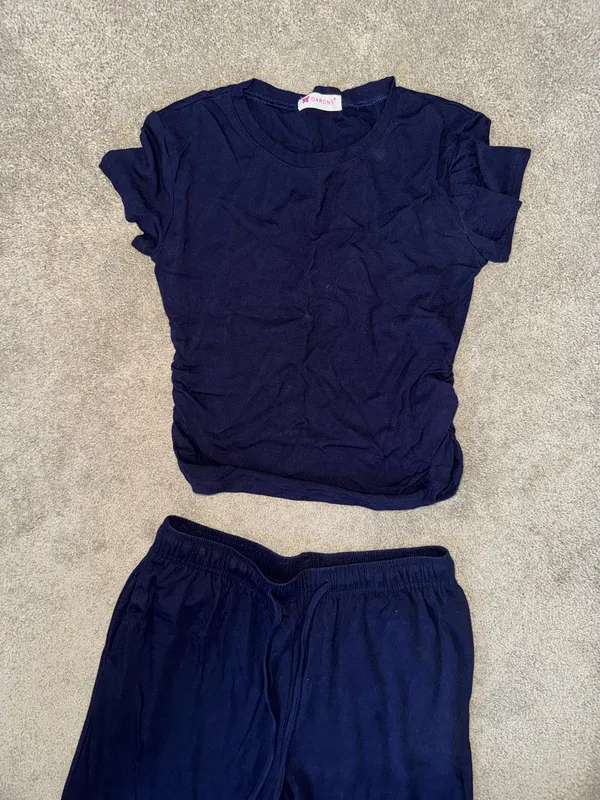 Women’s 2 piece set Blue Size M - Image 2