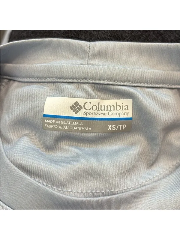 Columbia Light Grey Long-Sleeve Jersey with Blue & Orange Floral Graphic - Image 2