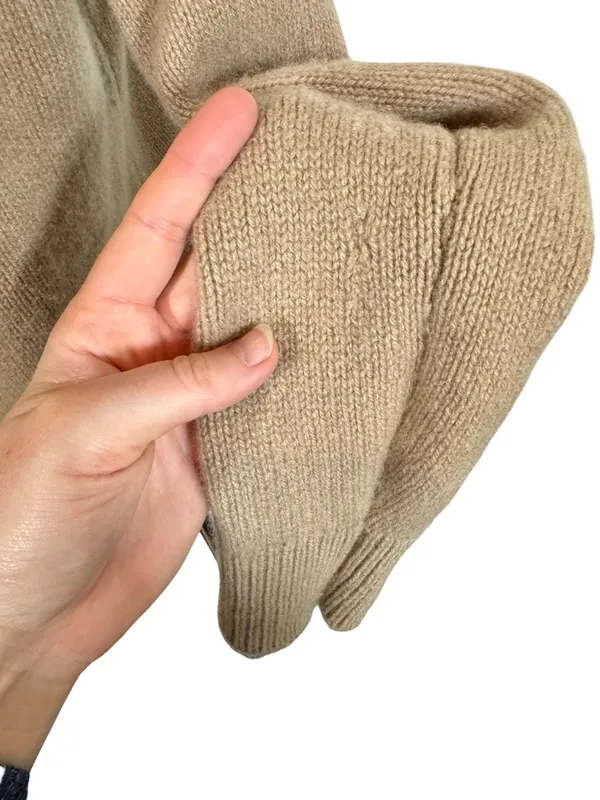 Aritzia Wilfred Luxe Cashmere Clara Sweater in Gold Camel - Image 12