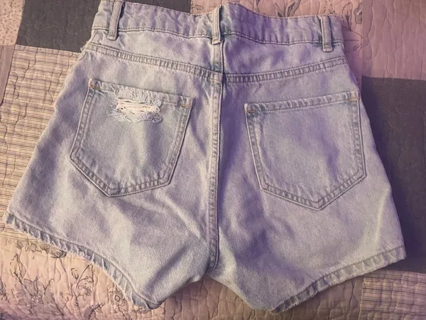 ZARA Wrap Denim Skort - Image 4