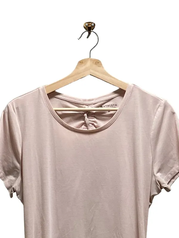 Athleta Enchore Backless Workout Shirt Pink Size M Gym Yoga Athletic Casual Cute - Image 7