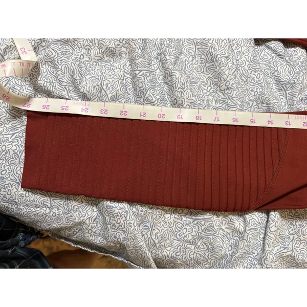 Mondetta Women Leggings Size Medium Rust Red Active Pull On Yoga Gym Pants Biker - Image 5