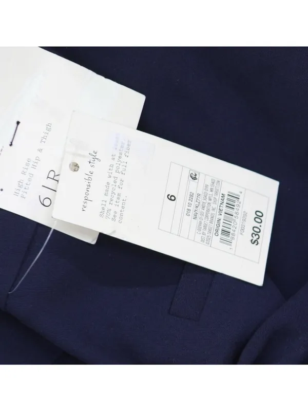 NWT A New Day Womens High-Rise Skinny Ankle Pull-on Pants 93011552 Navy Blue 6 - Image 7