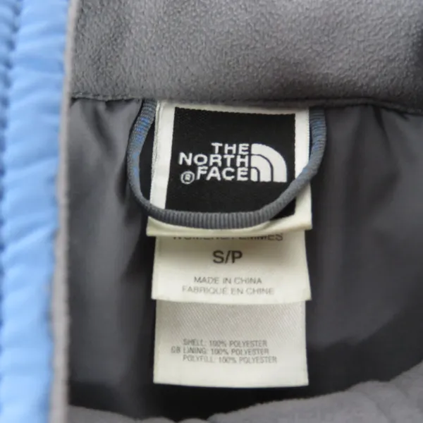 The North Face Blue Lightweight Zipper Windbreaker Rain Jacket Women's Small - Image 5