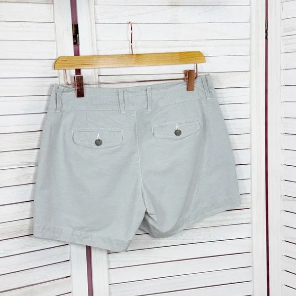 Banana Republic Micro‎ Striped Chino Shorts Grey 4 - Image 2