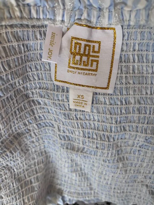 Emily McCarthy shirt Blue - Image 4