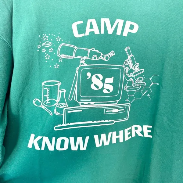 Stranger Things Camp Know Where Crewneck Sweatshirt - BoxLunch Exclusive LARGE - Image 6